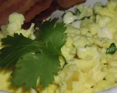 Creamy Herbed Scrambled Eggs