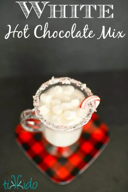 Creamy Homemade White Chocolate Hot Cocoa Mix