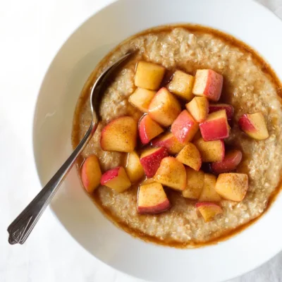 Creamy Hot Apples With Brown Sugar