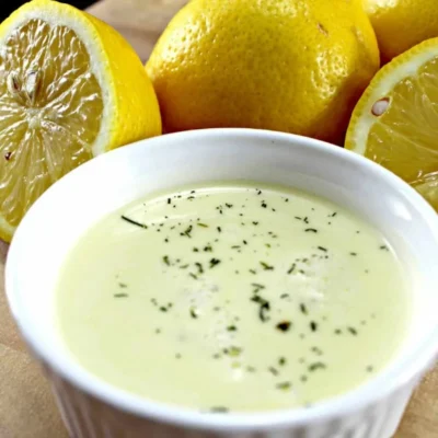 Creamy Lemon Butter Sauce For Fish And Seafood