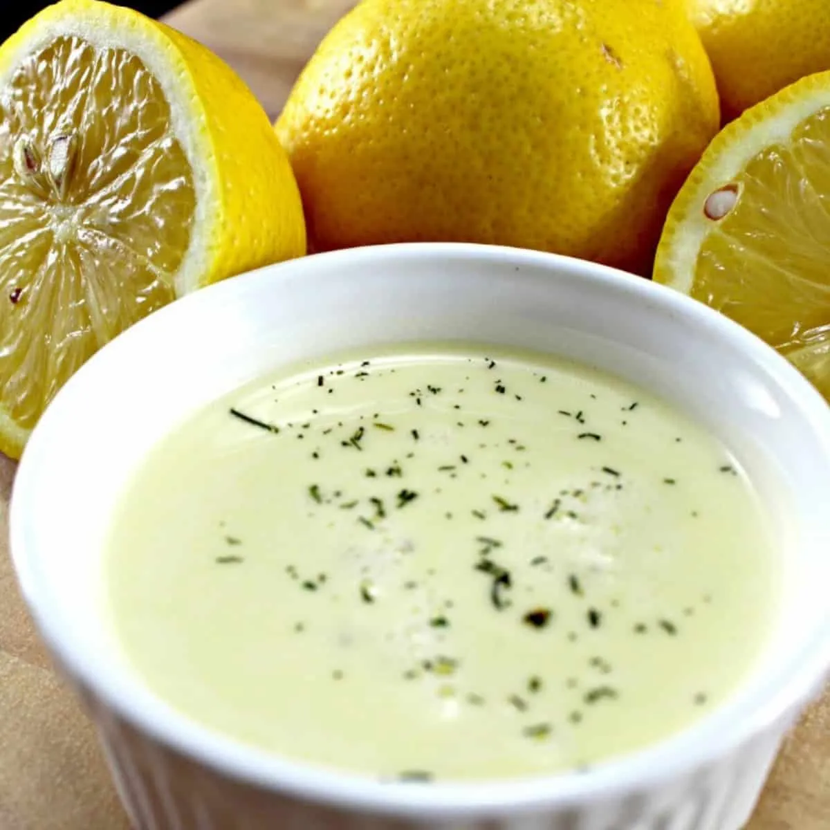 Creamy Lemon Butter Sauce For Fish And Seafood