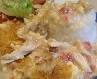 Creamy Mexican Chicken &Amp; Rice Casserole