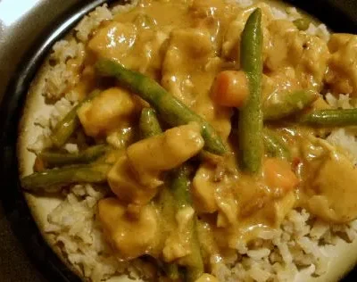 Creamy Peanut Chicken