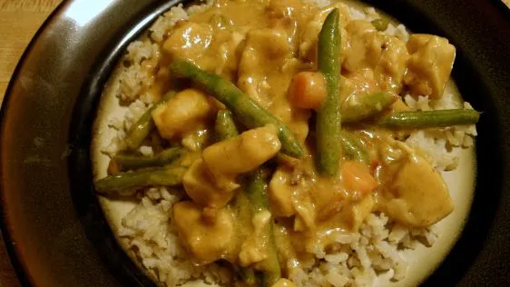 Creamy Peanut Chicken