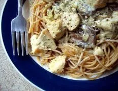 Creamy Pesto Chicken And Linguine