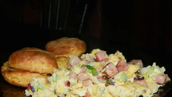 Creamy Scrambled Eggs With Sausage And