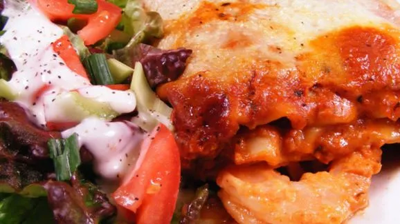 Creamy Shrimp Lasagna