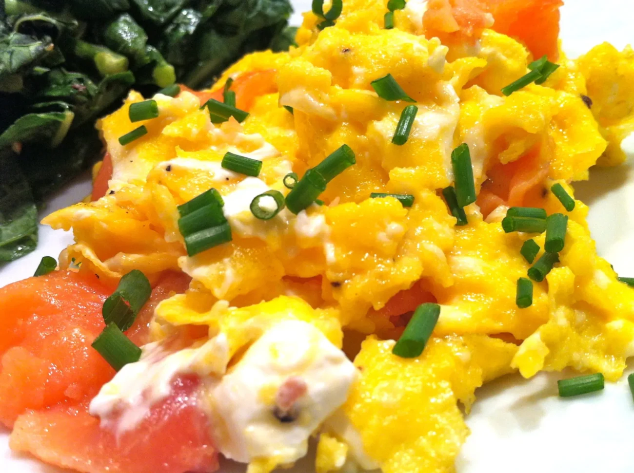 Creamy Smoked Salmon Scrambled Eggs