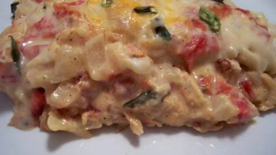 Creamy Sour Cream Chicken Enchiladas Recipe