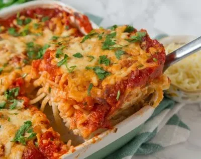 Creamy Spaghetti Pie