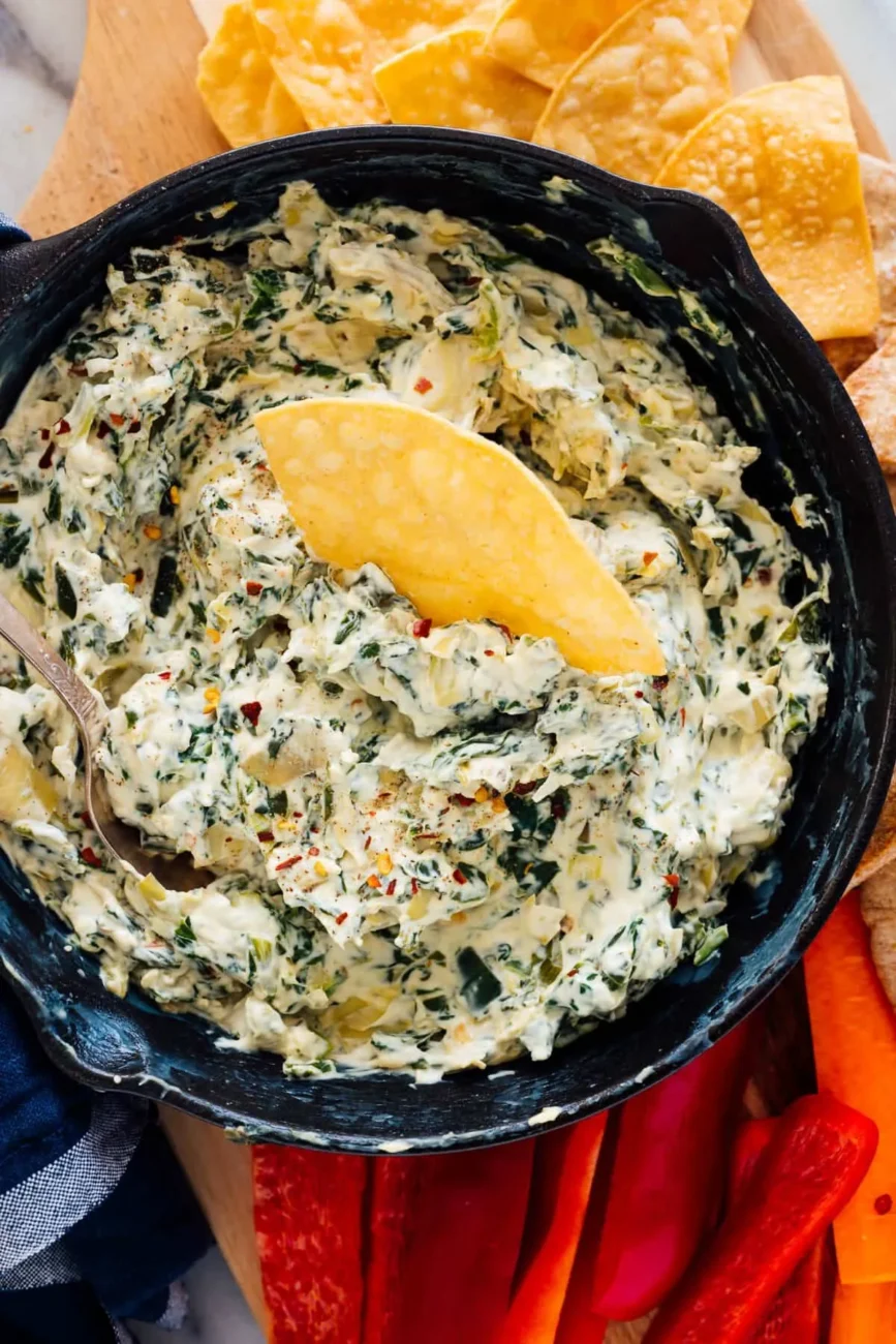 Creamy Spinach and Green Onion Dip Recipe