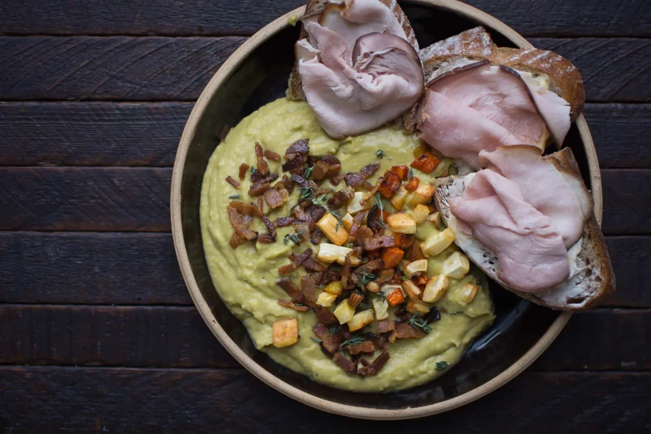 Creamy Split Pea Hummus Alternative