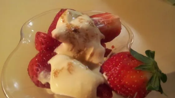 Creamy Strawberries