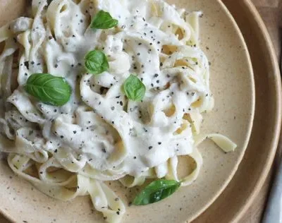 Creamy Vegan Tofu Alfredo Sauce Recipe