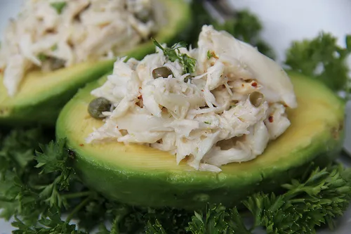 Creole Crab Stuffed Avocados