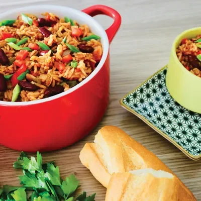 Creole Style Vegetarian Jambalaya