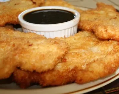 Crisp Panko Chicken Cutlets W/Tonkatsu