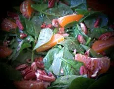 Crisp Spinach And Toasted Pecan Salad Recipe