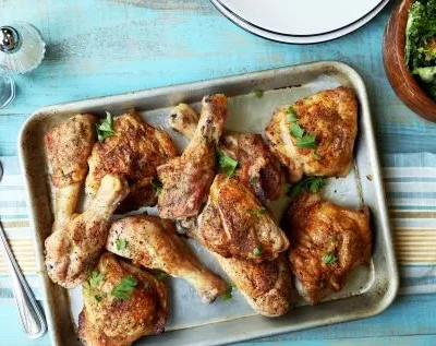 Crispy Baked Chicken Leg Quarters Very