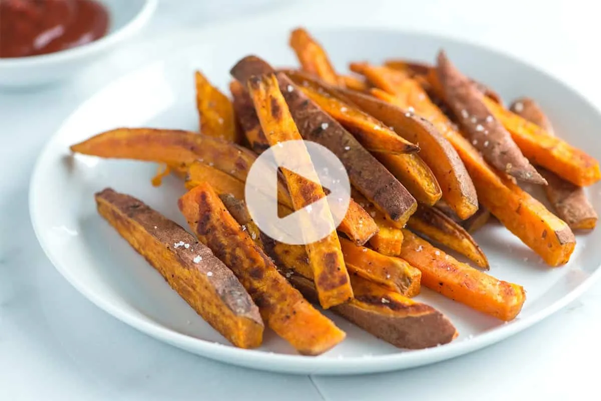 Crispy Baked Sweet Potato Fries Recipe