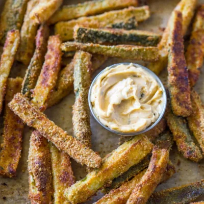 Crispy Baked Zucchini Fries - Easy &Amp; Healthy Recipe