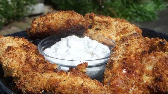 Crispy Breaded And Baked Chicken Wings