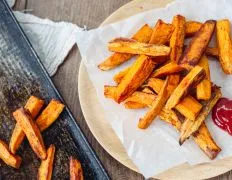 Crispy Buffalo Sweet Potato Fries Recipe