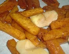 Crispy Butternut Squash and Apple Fries with a Spicy Twist