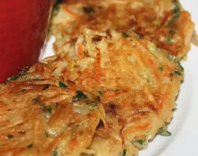 Crispy Carrot And Potato Pancakes