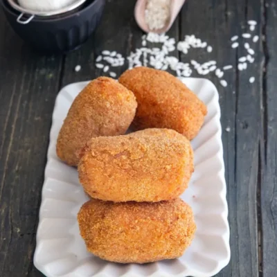 Crispy Cheesy Rice Balls - Suppli Al Telefono Recipe