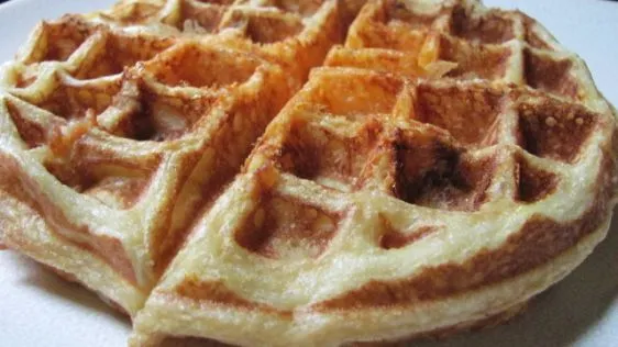 Crispy Cornmeal- Bacon Waffles