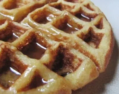 Crispy Cornmeal Waffles