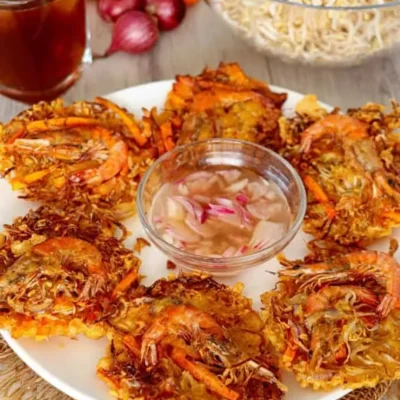 Crispy Filipino Shrimp Fritters Recipe (Ukoy)