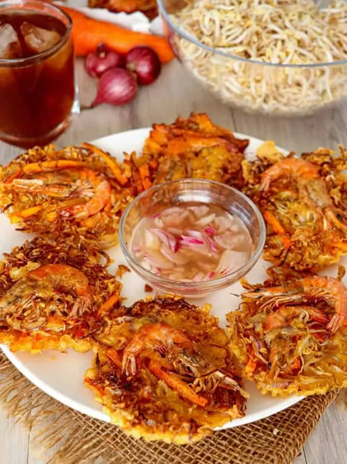 Crispy Filipino Shrimp Fritters Recipe (Ukoy)