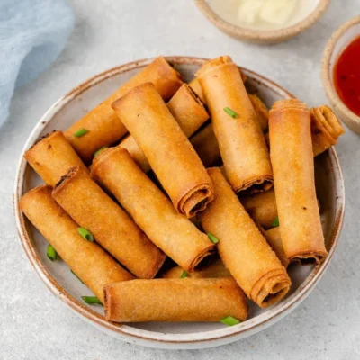 Crispy Filipino Vegetarian Spring Rolls Recipe