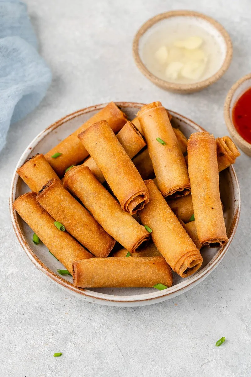 Crispy Filipino Vegetarian Spring Rolls Recipe