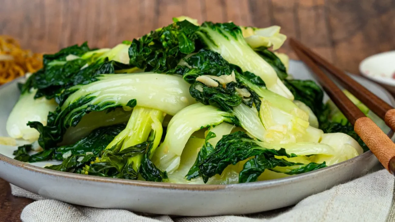 Crispy Garlic Bok Choy Stir-Fry Recipe