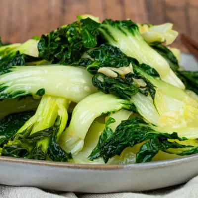 Crispy Garlic Bok Choy Stir-Fry Recipe