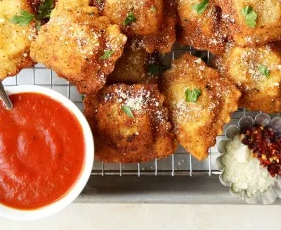 Crispy Golden Fried Ravioli - A Must-Try Recipe