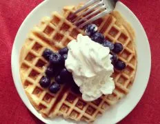 Crispy Golden Homemade Waffle Delight