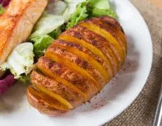 Crispy Hasselback Potatoes With A Spicy Twist