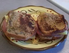 Crispy Herb Butter Ham And Cheese Sandwich Recipe