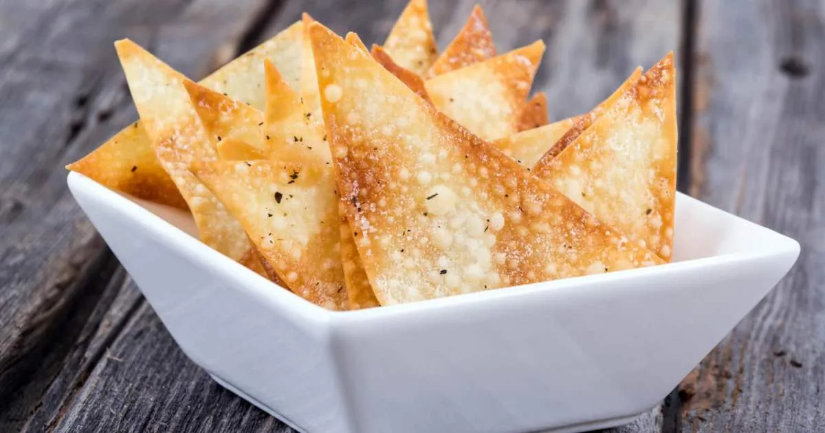 Crispy Homemade Wonton Chips Recipe