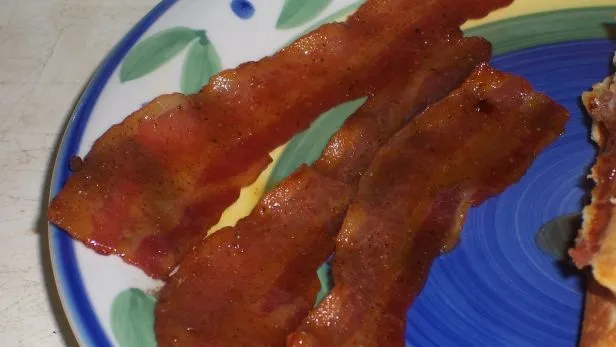 Crispy Honey-Glazed Bacon with a Spicy Twist