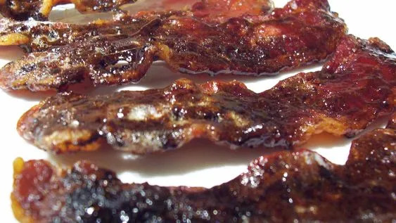 Crispy Honey-Glazed Bacon with a Spicy Twist