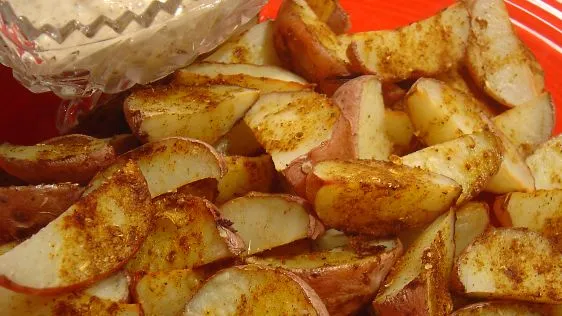 Crispy Indian-Style Spicy Potato Wedges Recipe