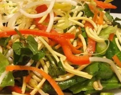 Crispy Noodle Salad With Sweet And Sour