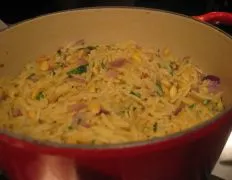 Crispy Orzo And Toasted Pine Nut Pilaf