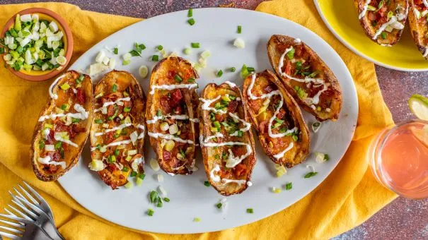 Crispy Oven-Baked Potato Skins Recipe