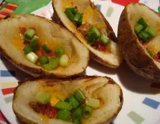 Crispy Oven-Baked Potato Skins Recipe Inspired By Tgi Friday'S